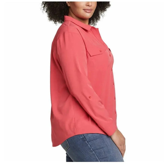 Eddie Bauer Ladies' Departure Top Red Small Gift - Picture 6 of 7